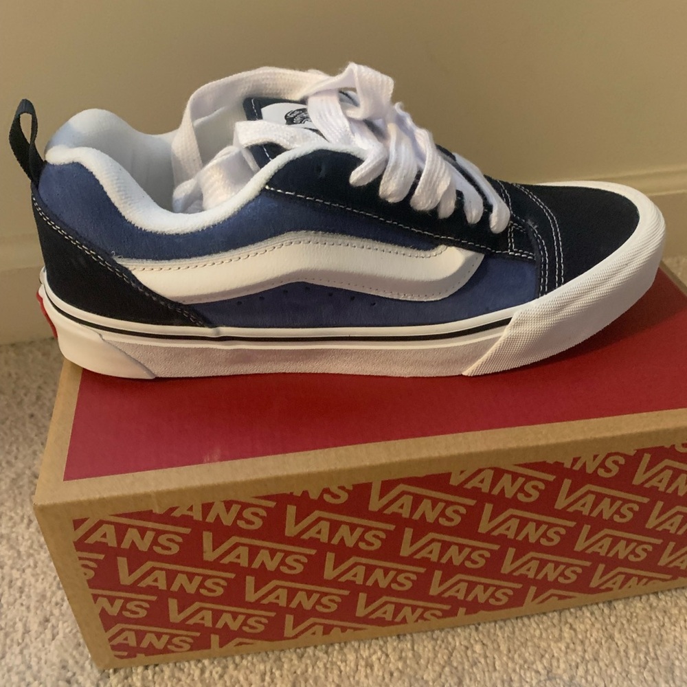 Vans Blue and Black Sneakers